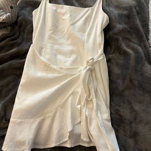 White mini dress